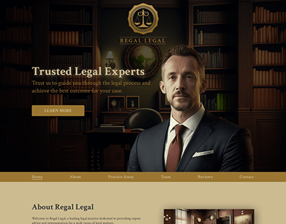 Website for Solicitor/Lawyer - Regal Legal