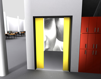 3D visualisatie verdieping met lift