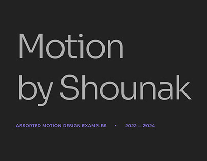 Motion by Shounak
