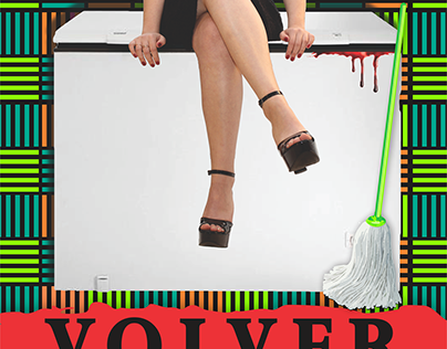 Releitura do poster do filme "Volver"