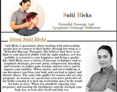 Suiti Hicks Remedial Massage and Lymphatic Drainage