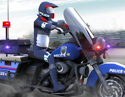 Crime City Police MotorBike