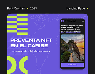 RO Landing Page - NFT Presale in the Caribbean