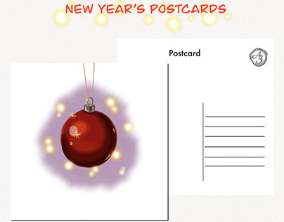 New Year’s postcards