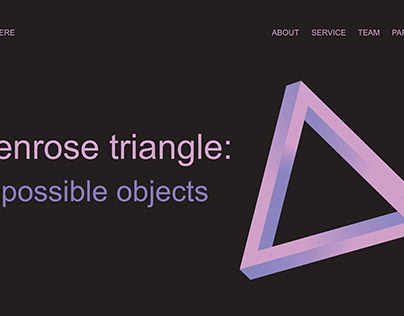 penrose triangle website design