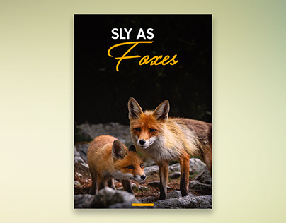 Sly as Foxes | Movie Poster