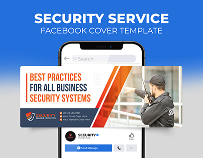 Security Company Facebook Cover Design