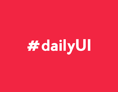 WEB DESIGN // #dailyUI day 01-10 + 12 & 19