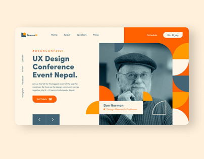 Design Conference Website Landing Page