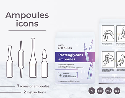 Types of ampoules and instructions
