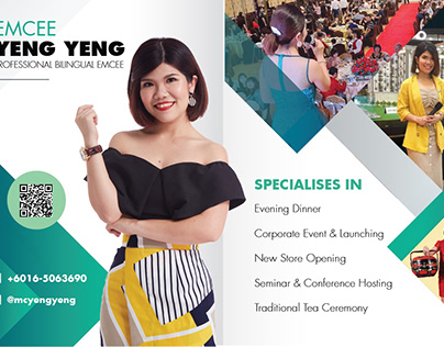 Graphic Design - A5 Brochure - Emcee Yeng Yeng