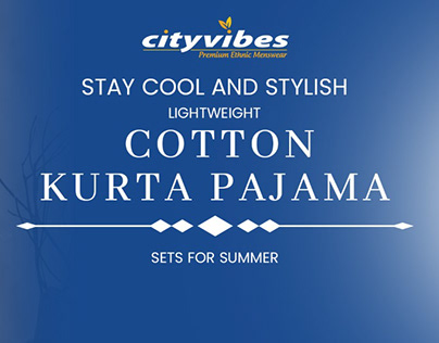 Lightweight Cotton Kurta Pajama Sets for Summer