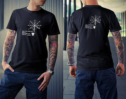 Black Spider T-shirt design
