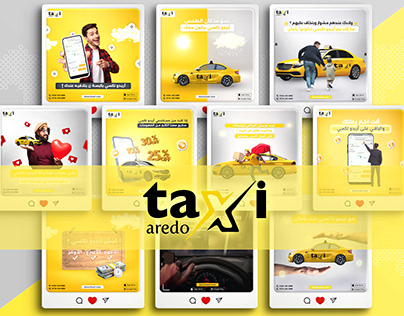 Social Media Designs - aredo Taxi