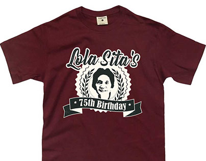 Lola Sita's 75th (T-Shirt Design)