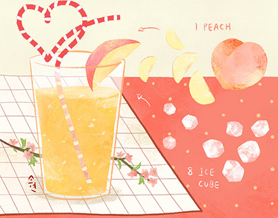 Reicipe for peach juice