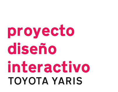 Diseño Interactivo Toyota Yaris Hybrid