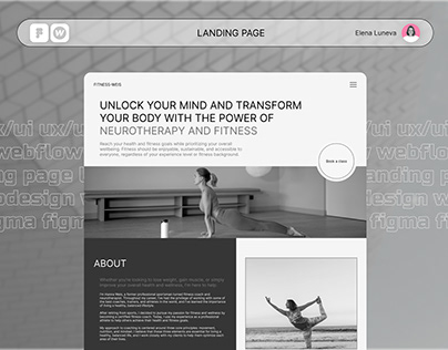Project thumbnail - Landing Page for a Fitness Coach