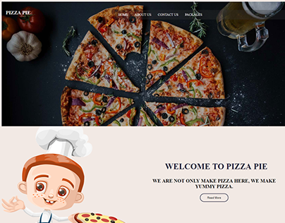 Website Template (Pizza Pie)
