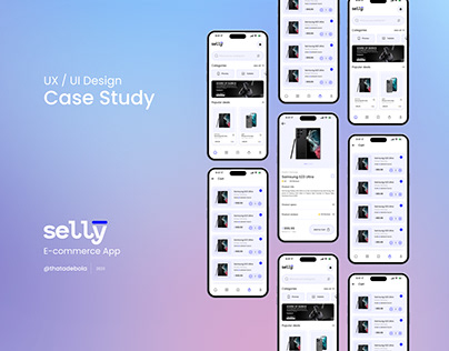 Selly Gadget Ecommerce App UX UI - Case Study