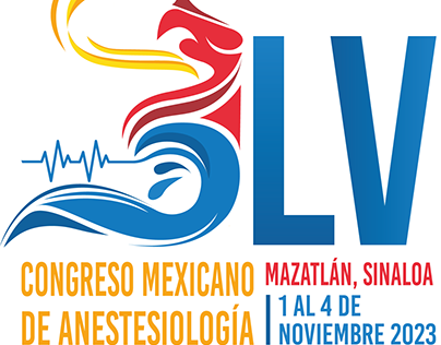Logotipo LV Congreso Mexicano de Anestesiologia