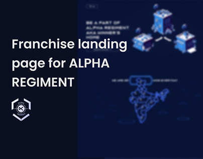 Franchise landing page (Alpha Regiment)