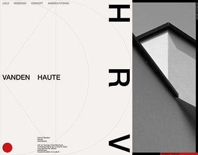 Hervé Vanden Haute Architecte | Corporate redesign