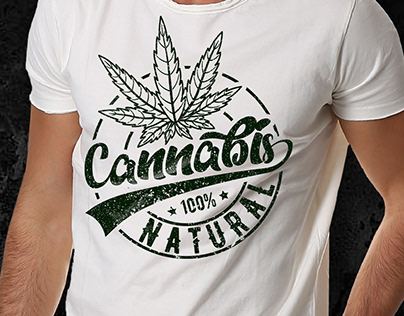 Natural cannabis t-shirt