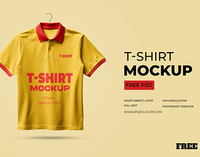 T Shirt Mockup | Free PSD Download