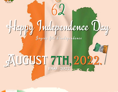 Ivory Coast Independence Day flyer