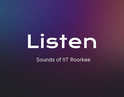 Listen (sounds of IIT Roorkee)