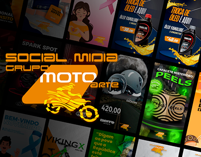 Social Mídia - Moto Arte