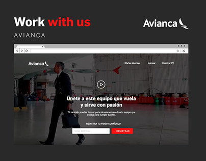 Avianca's Jobsite | UI Design
