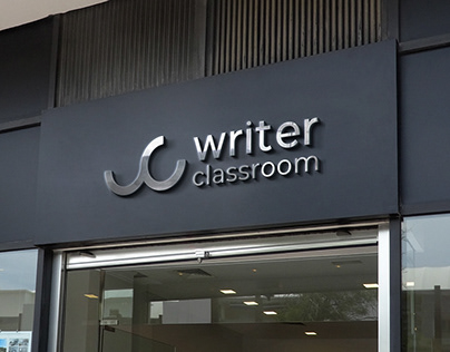 Writer Classroom brand identity design
