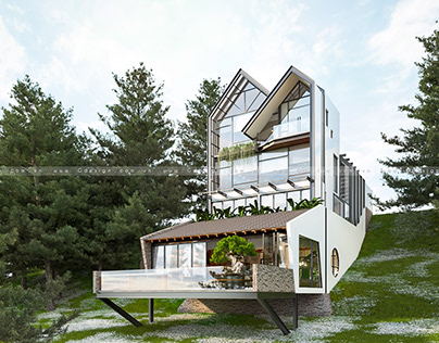villa | Modern| Vertical House | 2019 GDESIGN®