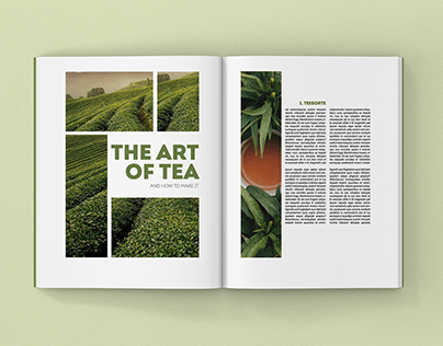 Magazine Layout - The Art of Tea