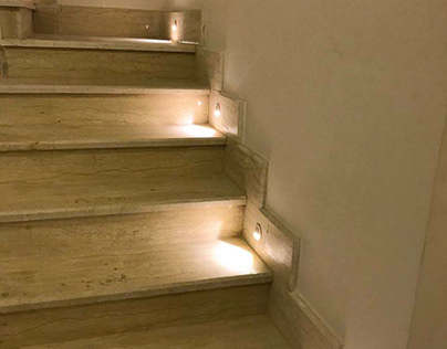 Housing spot light of stairs