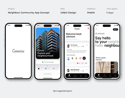 Neighbour Community App Concept