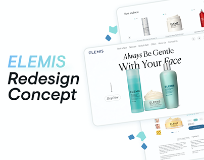 E-commerce redesign concept - ELEMIS