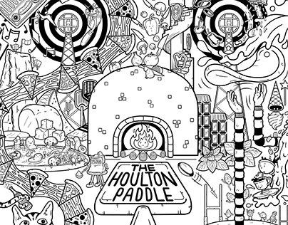 The Houlton Paddle : Mural