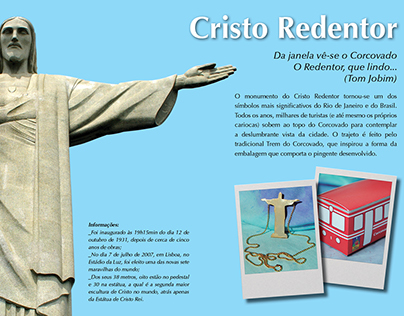Pendant and package inspired on Christ The Redeemer