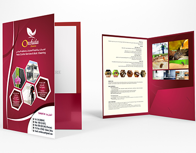 Folder with Pocket for Cleaning & Pest Control Company
