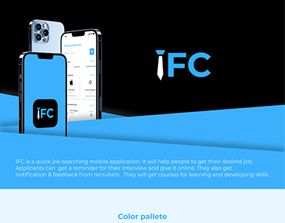 IFC Job Finder App UI Presentation.