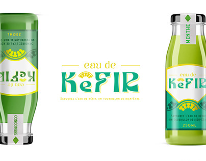 EAU DE KÉFIR Logo Design