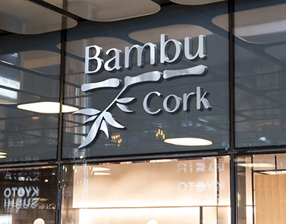 Bambu and Cork logo design
