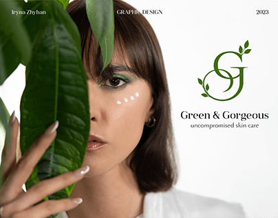 Green & Gorgeous - skin care (логотип, айдентика)