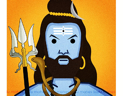 Lord Shiva | Self Potrait | Cartoon