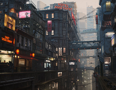 Realistic Sci-Fi City Creation: ORIS CITY