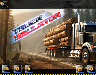 Truck Simulation Game UI/UX