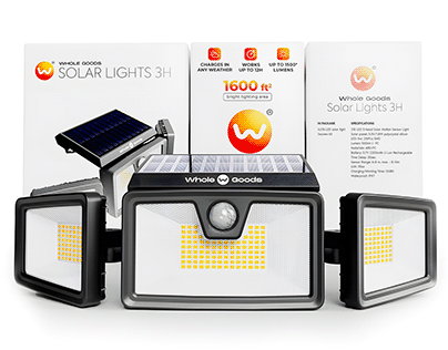 Amazon listing Whole goods solar lights